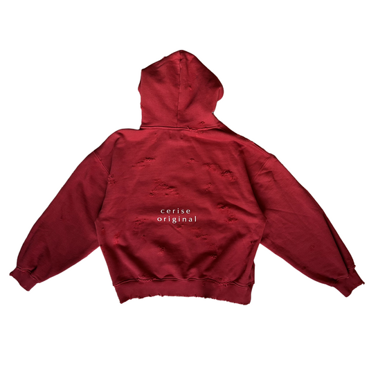 Deep Red Hoodie