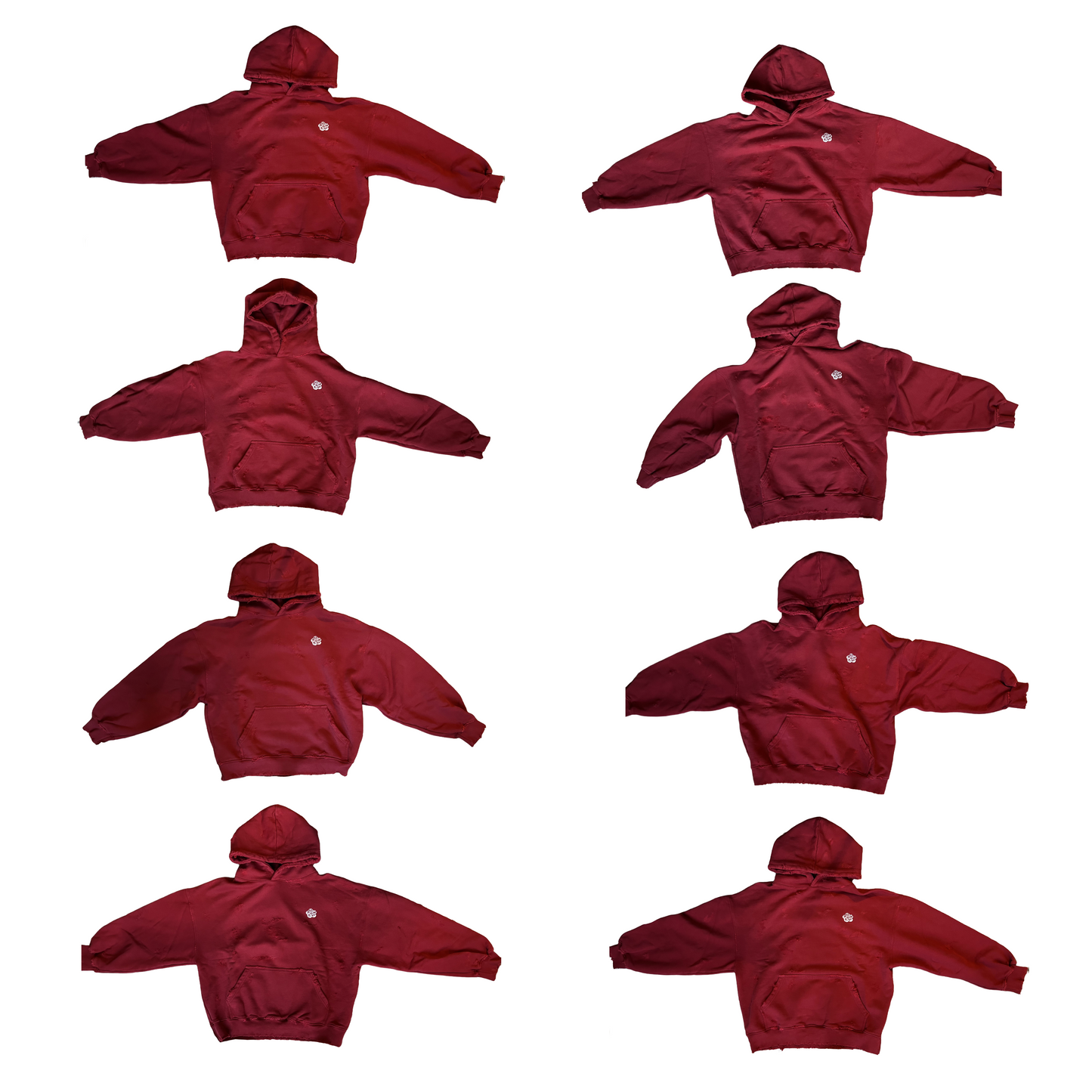 Deep Red Hoodie