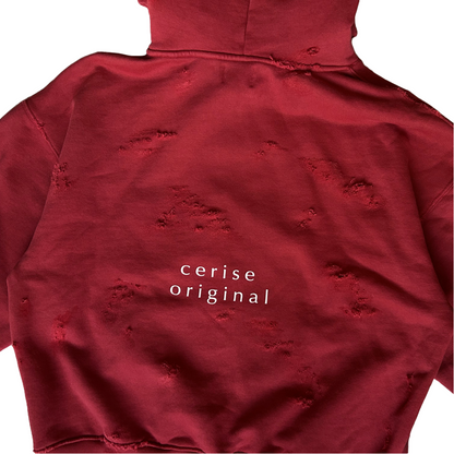 Deep Red Hoodie
