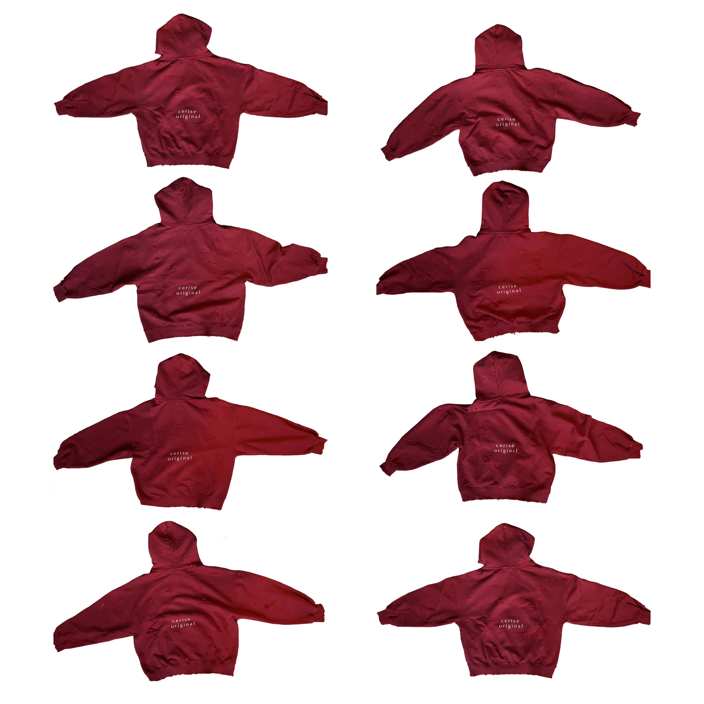 Deep Red Hoodie